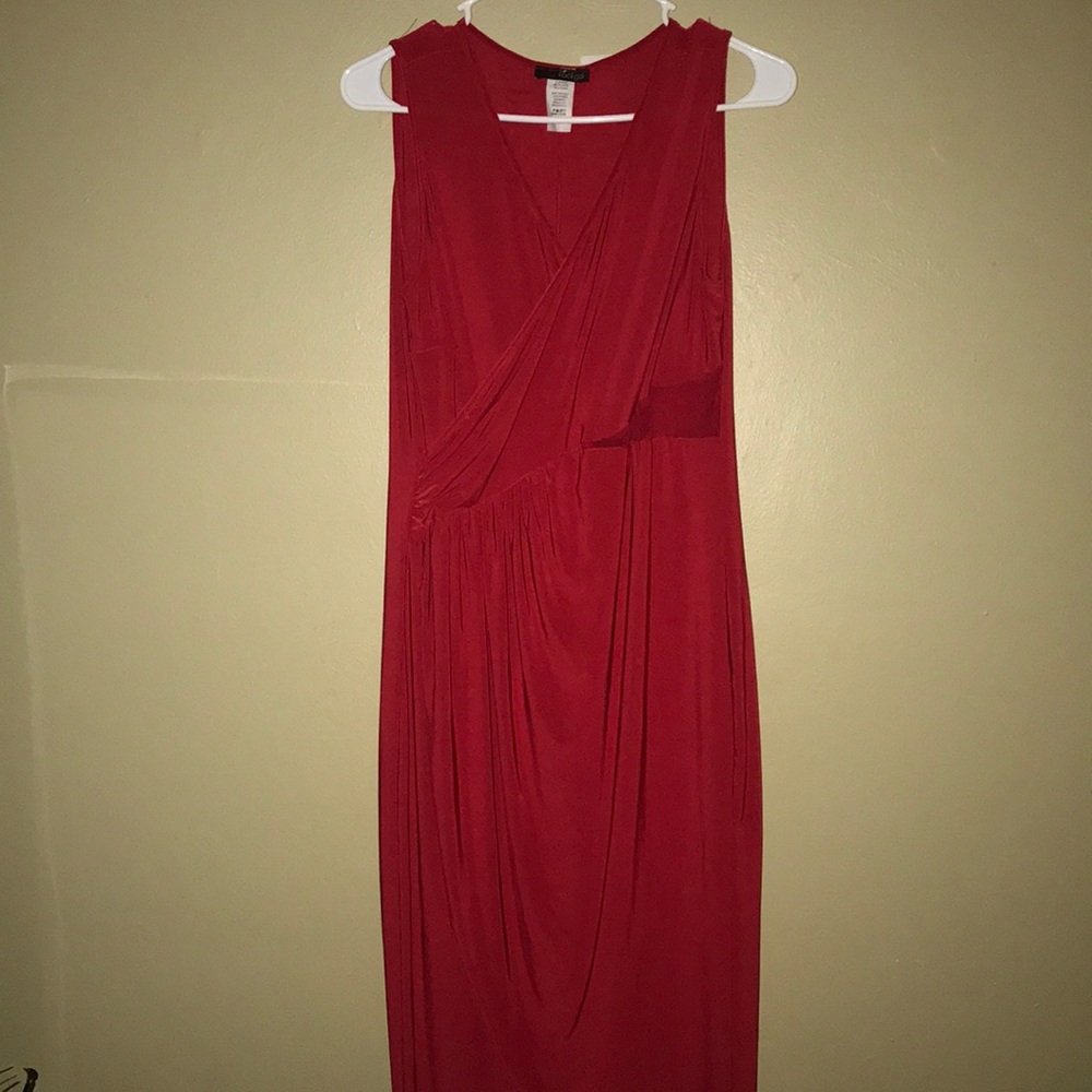 Sexy Red Dress Asymmetrical Dress❤️